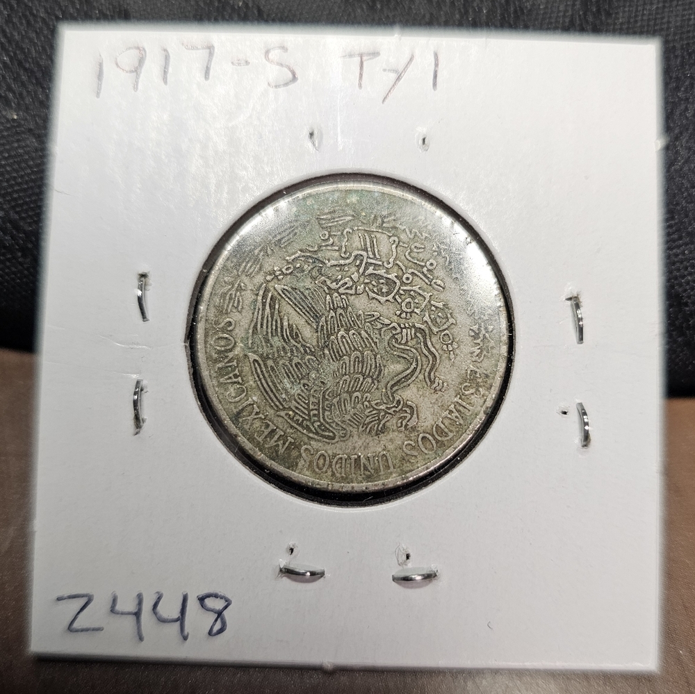Mexico 50 Centavos, 1917-S